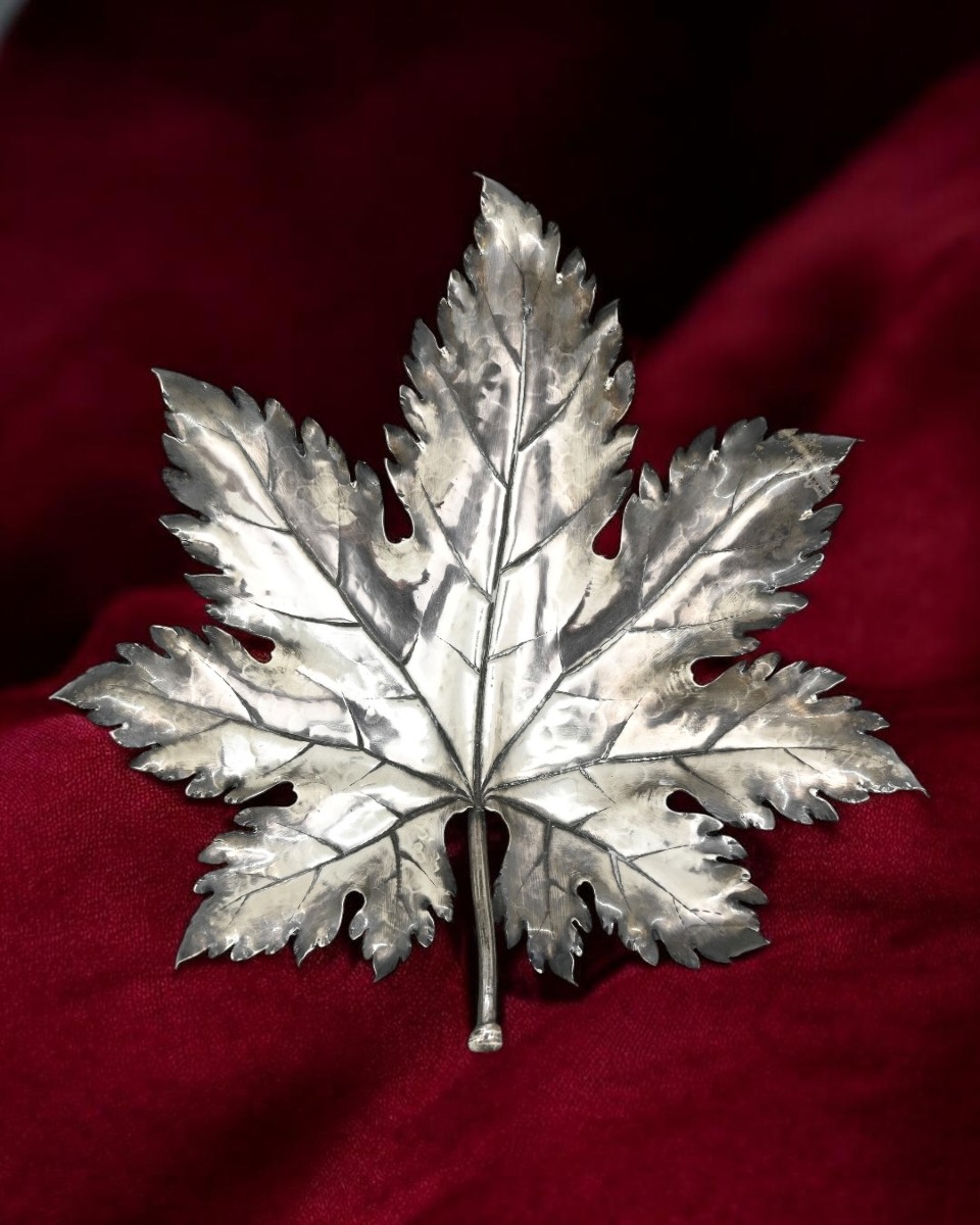 Buccellati - Foglia Di Edera In Argento Sterling - Italia Anni 60